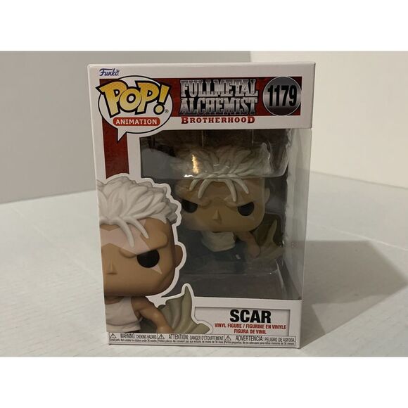 Funko Pop! Vinyl Full metal Alchemist Scar #1179 Anime Manga Villian NEW - Picture 1 of 6